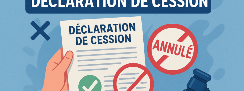 Annuler un certificat de cession de véhicule
